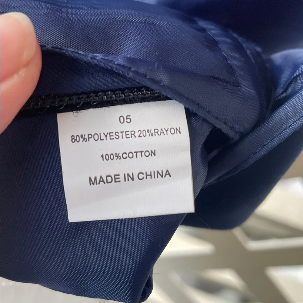 NWOT Kuoser Navy Dog Tuxedo - Suit and Bandana Set